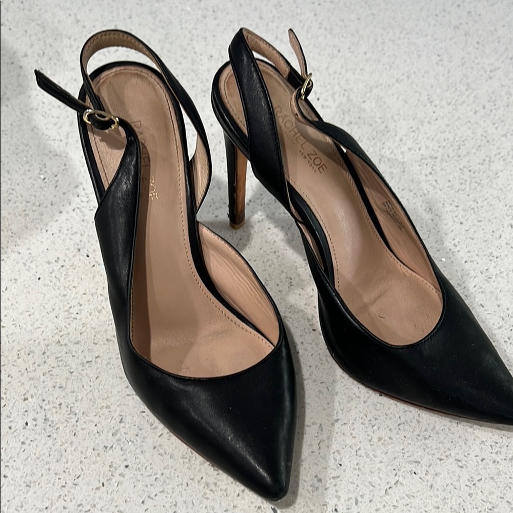 Black Women's Slingback Heels